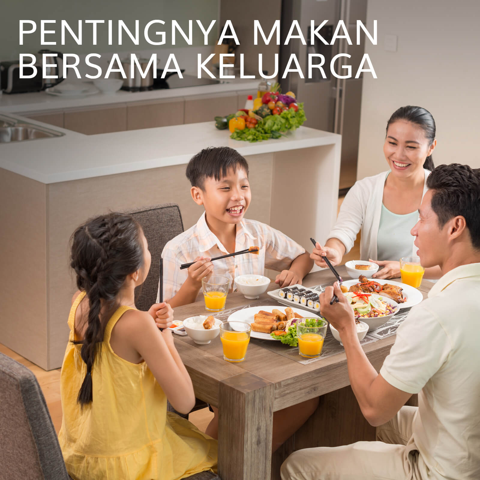 kebaikan makan bersama keluarga