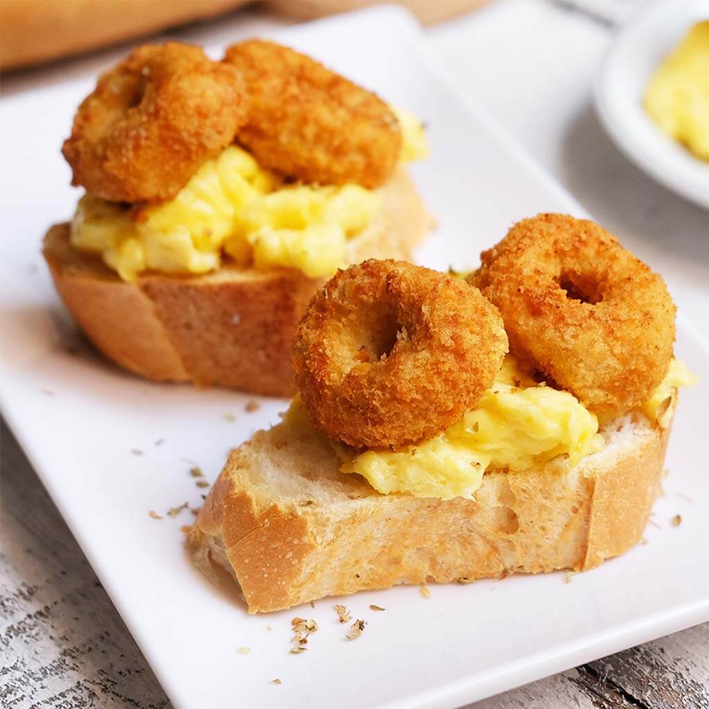 Image Breakfast Baguette With So Good Chicken Nugget Donat